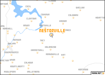 map of Nestorville