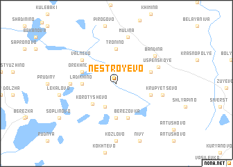 map of Nestroyevo