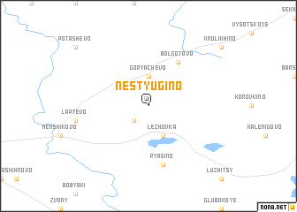 map of Nestyugino