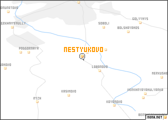 map of Nestyukovo