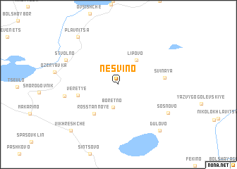 map of Nesvino