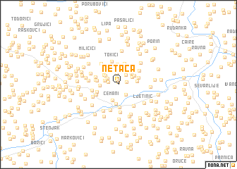 map of Netača