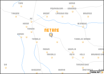 map of Nétaré