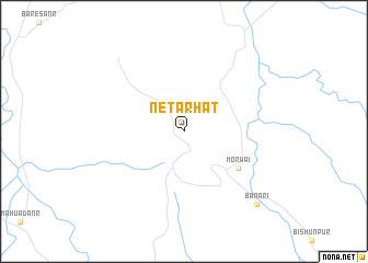 map of Netarhāt