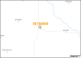 map of Netawaka