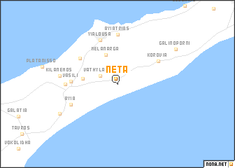 map of Neta