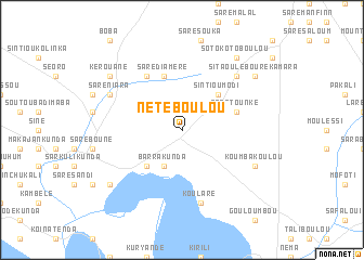 map of Nétéboulou