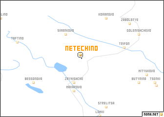 map of Netechino