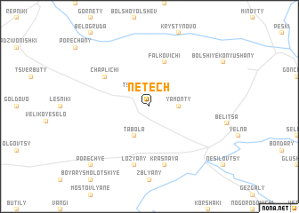 map of Netechʼ