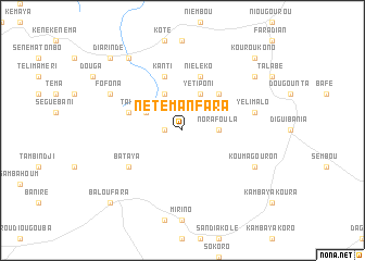 map of Nétémanfara