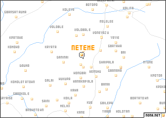 map of Neteme