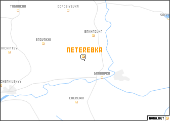 map of Neterebka