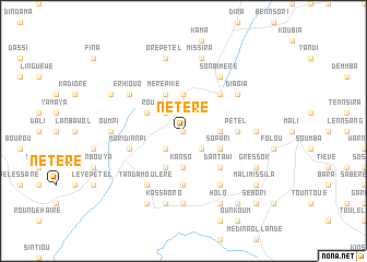 map of Nétéré