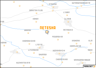 map of Netesha