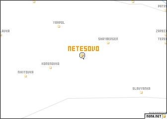 map of Netesovo