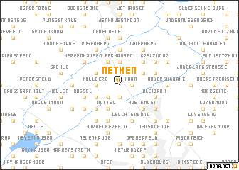 map of Nethen