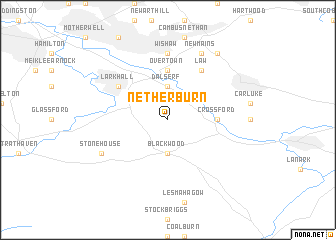 map of Netherburn