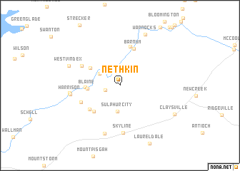 map of Nethkin