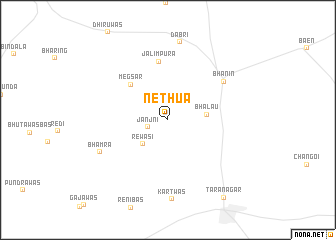 map of Nethua