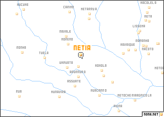 map of Netia