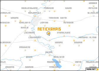 map of Netičkampis