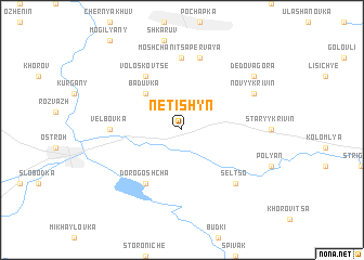 map of Netishyn