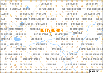 map of Netiyagama