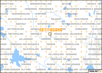 map of Netiyagama