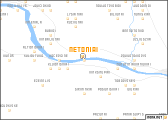 map of Netoniai