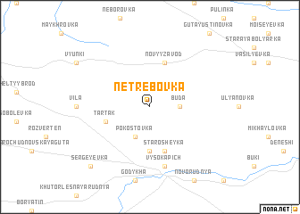 map of Netrebovka