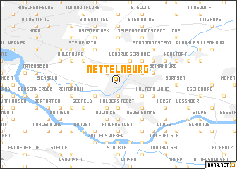 map of Nettelnburg