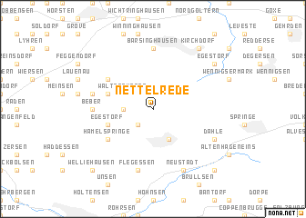 map of Nettelrede