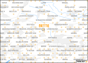 map of Nette