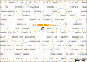 map of Nettipolagedara