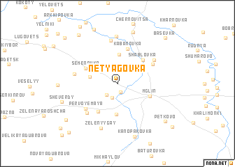 map of Netyagovka