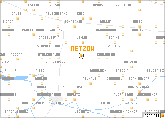 map of Netzow