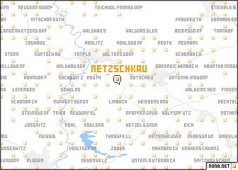 map of Netzschkau