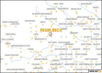 map of Neualbeck
