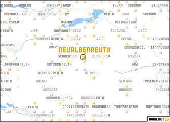 map of Neualbenreuth