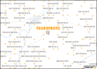 map of Neu-Bamberg