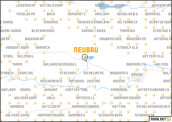 map of Neubäu