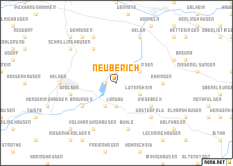 map of Neu-Berich