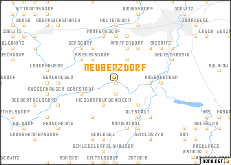 map of Neu Berzdorf