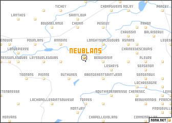 map of Neublans