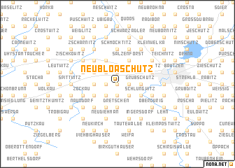 map of Neubloaschütz