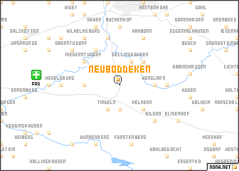 map of Neuböddeken