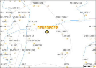 map of Neubörger