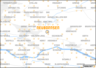 map of Neubörnsen