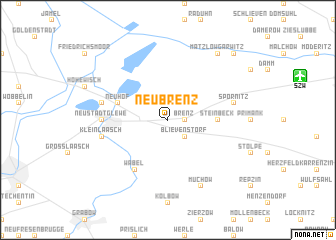 map of Neu Brenz