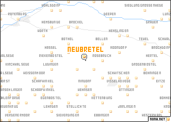 map of Neu Bretel